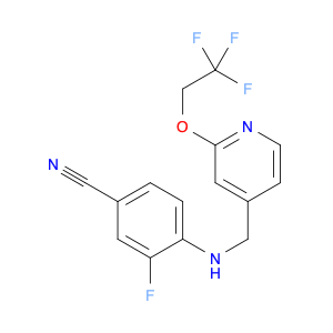 1280882-25-8 Benzonitrile, 3-fluoro-4-[[[2-(2,2,2-trifluoroethoxy)-4-pyridinyl]methyl]amino]-