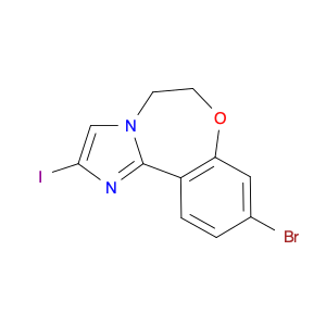 Imidazo[1,2-d][1,4]benzoxazepine, 9-bromo-5,6-dihydro-2-iodo-