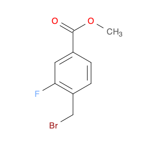 Benzoic acid, 4-(bromomethyl)-3-fluoro-, methyl ester