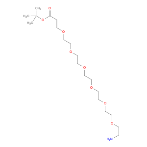 1286281-32-0 4,7,10,13,16,19-Hexaoxaheneicosanoic acid, 21-amino-, 1,1-dimethylethyl ester