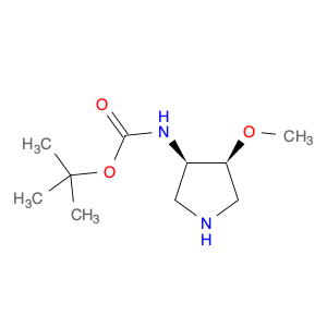 128739-89-9 Carbamic acid, (4-methoxy-3-pyrrolidinyl)-, 1,1-dimethylethyl ester, cis- (9CI)