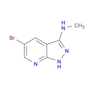 1H-Pyrazolo[3,4-b]pyridin-3-amine, 5-bromo-N-methyl-