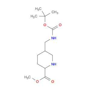 1291351-83-1 2-Piperidinecarboxylic acid, 5-[[[(1,1-dimethylethoxy)carbonyl]amino]methyl]-, methyl ester