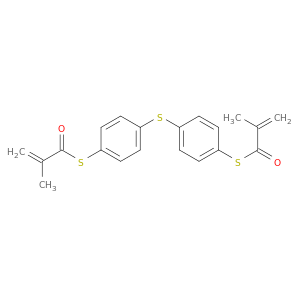 2-Propenethioic acid, 2-methyl-, S1,S1'-(thiodi-4,1-phenylene) ester