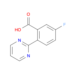 1293284-57-7 5-fluoro-2-(pyrimidin-2-yl)benzoic acid