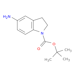 1H-Indole-1-carboxylic acid, 5-amino-2,3-dihydro-, 1,1-dimethylethyl ester