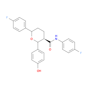 1296129-15-1 (2R,3R,6S)-N,6-Bis(4-fluorophenyl)tetrahydro-2-(4-hydroxyphenyl)-2H-pyran-3-carboxaMide