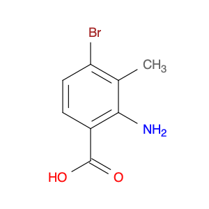 Benzoic acid, 2-amino-4-bromo-3-methyl-