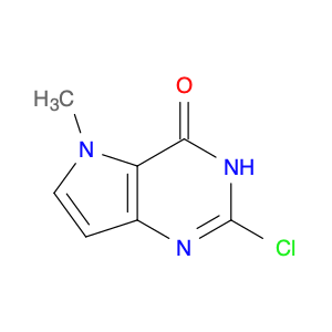 129872-84-0 4H-Pyrrolo[3,2-d]pyrimidin-4-one, 2-chloro-3,5-dihydro-5-methyl-