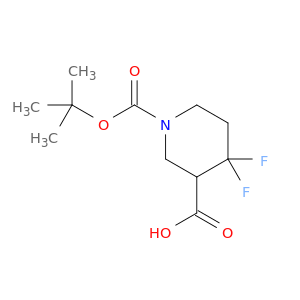 1303974-65-3 1-(Tertbutoxycarbonyl)-4,4-difluoropiperidine-3-carboxylic acid