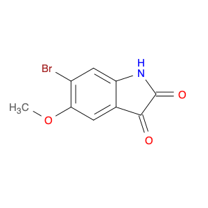 1H-Indole-2,3-dione, 6-bromo-5-methoxy-