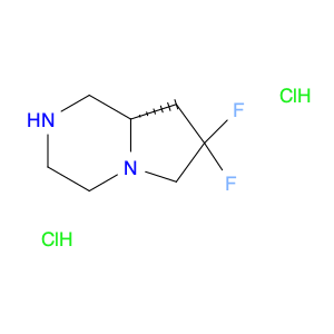 1305712-21-3 Pyrrolo[1,2-a]pyrazine, 7,7-difluorooctahydro-, hydrochloride (1:2), (8aS)-