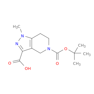 1306739-66-1 5-(tert-butoxycarbonyl)-1-methyl-4,5,6,7-tetrahydro-1H-pyrazolo[4,3-c]pyridine-3-carboxylic acid