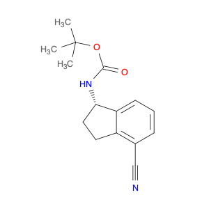 1306763-31-4 Carbamic acid, N-[(1S)-4-cyano-2,3-dihydro-1H-inden-1-yl]-, 1,1-dimethylethyl ester