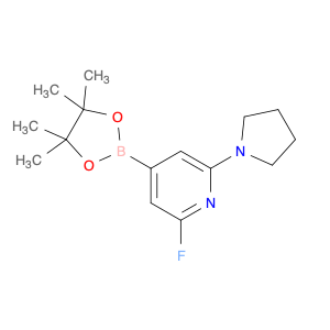 1309980-28-6 2-Fluoro-6-(pyrrolidin-1-yl)pyridine-4-boronic acid pinacol ester