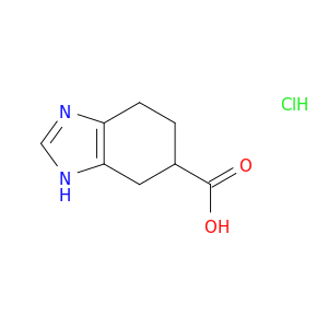 1H-Benzimidazole-6-carboxylic acid, 4,5,6,7-tetrahydro-, hydrochloride (1:1)