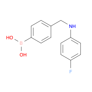 1310403-77-0 (4-(((4-fluorophenyl)amino)methyl)phenyl)boronic acid