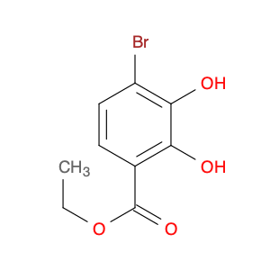 Benzoic acid, 4-bromo-2,3-dihydroxy-, ethyl ester