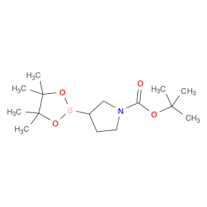 1312712-22-3 1-Pyrrolidinecarboxylic acid, 3-(4,4,5,5-tetramethyl-1,3,2-dioxaborolan-2-yl)-, 1,1-dimethylethyl ester