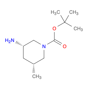 1-Piperidinecarboxylic acid, 3-amino-5-methyl-, 1,1-dimethylethyl ester, (3S,5R)-