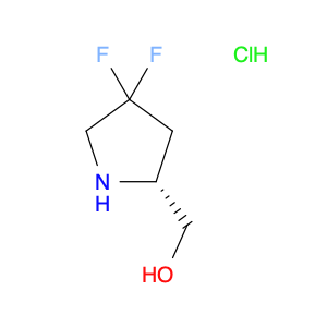 2-Pyrrolidinemethanol, 4,4-difluoro-, hydrochloride (1:1), (2R)-