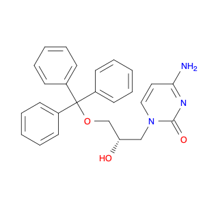 132336-30-2 2(1H)-PyriMidinone, 4-aMino-1-[(2S)-2-hydroxy-3-(triphenylMethoxy)propyl]-