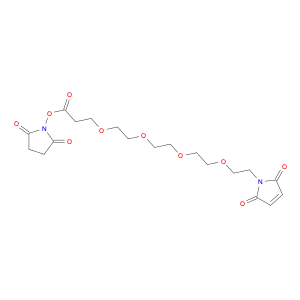 4,7,10,13-Tetraoxapentadecanoic acid, 15-(2,5-dihydro-2,5-dioxo-1H-pyrrol-1-yl)-, 2,5-dioxo-1-pyrrolidinyl ester