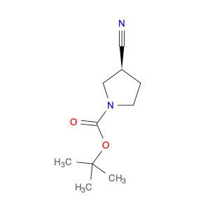 1-Pyrrolidinecarboxylic acid, 3-cyano-, 1,1-dimethylethyl ester, (3S)-