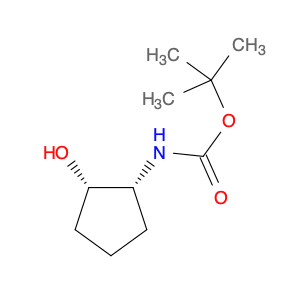 Carbamic acid, N-[(1R,2S)-2-hydroxycyclopentyl]-, 1,1-dimethylethyl ester