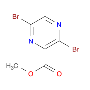 2-Pyrazinecarboxylic acid, 3,6-dibromo-, methyl ester