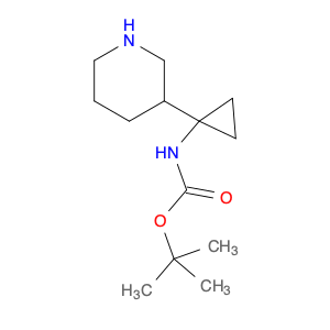 1330763-80-8 tert-​butyl N-​[1-​(piperidin-​3-​yl)​cyclopropyl]​carbamate