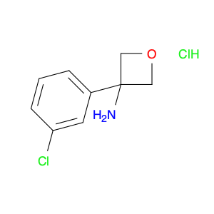 3-Oxetanamine, 3-(3-chlorophenyl)-, hydrochloride (1:1)