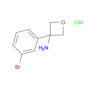 3-Oxetanamine, 3-(3-bromophenyl)-, hydrochloride (1:1)