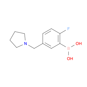 1334173-41-9 (2-Fluoro-5-(pyrrolidin-1-ylmethyl)phenyl)boronic acid