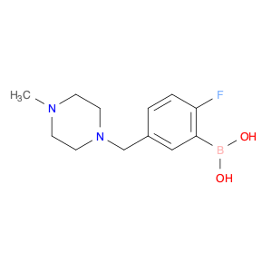 1334173-43-1 (2-FLUORO-5-((4-METHYLPIPERAZIN-1-YL)METHYL)PHENYL)BORONIC ACID