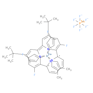 1335047-34-1 [4,4'-Bis(1,1-dimethylethyl)-2,2'-bipyridine-κN,κN]bis[3,5-difluoro-2-(5-methyl-2-pyridinyl)phenyl] iridium hexafluorophosphate