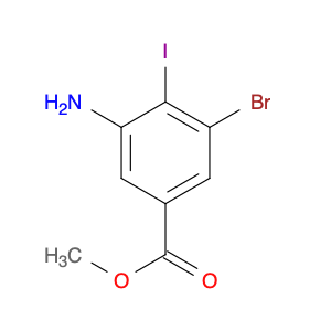 1341291-68-6 Benzoic acid, 3-amino-5-bromo-4-iodo-, methyl ester