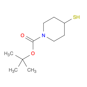 134464-79-2 1-Piperidinecarboxylic acid, 4-mercapto-, 1,1-dimethylethyl ester