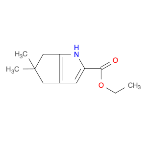 1346674-20-1 ethyl 5,5-dimethyl-1H,4H,5H,6H-cyclopenta[b]pyrrole-2-carboxylate