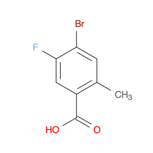 1349715-55-4 4-Bromo-5-fluoro-2-methylbenzoic acid