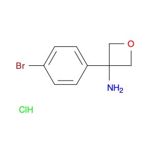 1349718-53-1 3-(4-Bromophenyl)oxetan-3-amine hydrochloride, 1-(3-Aminooxetan-3-yl)-4-bromobenzene hydrochloride