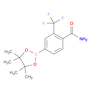 1350426-21-9 4-(4,4,5,5-tetramethyl-1,3,2-dioxaborolan-2-yl)-2-(trifluoromethyl)benzamide