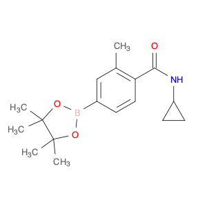 1351374-48-5 N-Cyclopropyl-2-methyl-4-(4,4,5,5-tetramethyl-1,3,2-dioxaborolan-2-yl)benzamide