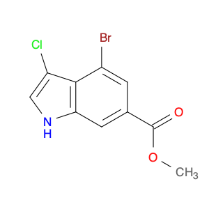 1352393-64-6 methyl4-bromo-3-chloro-1H-indole-6-carboxylate