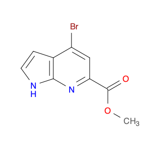 1352394-92-3 methyl4-bromo-1H-pyrrolo[2,3-b]pyridine-6-carboxylate