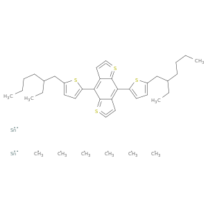 1352642-37-5 2,6-Bis(triMethyltin)-4,8-bis(5-(2-ethylhexyl)thiophen-2-yl)benzo [1,2-b