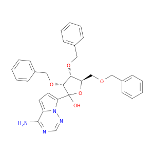 1355049-94-3 (3R,4R,5R)-2-(4-aminopyrrolo[2,1-f][1,2,4]triazin-7-yl)-3,4-dibenzyloxy-5-(benzyloxymethyl)tetrahydrofuran-2-ol