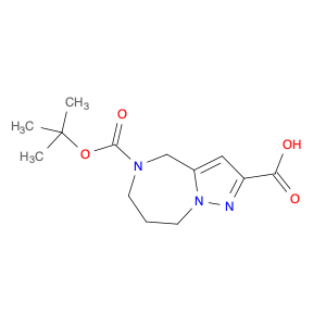 1355170-97-6 5-[(tert-butoxy)carbonyl]-4H,5H,6H,7H,8H-pyrazolo[1,5-a][1,4]diazepine-2-carboxylic acid