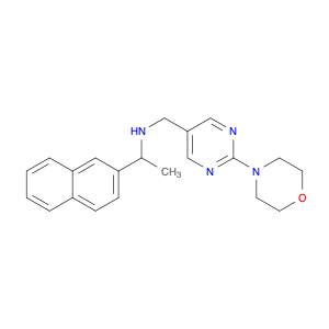 1355575-35-7 5-Pyrimidinemethanamine, 2-(4-morpholinyl)-N-[1-(2-naphthalenyl)ethyl]-