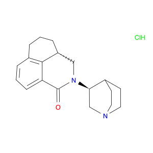 135729-62-3 1H-Benz[de]isoquinolin-1-one, 2-[(3S)-1-azabicyclo[2.2.2]oct-3-yl]-2,3,3a,4,5,6-hexahydro-, hydrochloride (1:1), (3aS)-